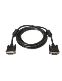 Cable DVI Aisens A117-0086/ DVI-D Macho - DVI-D Macho/ Hasta 3W/ 10Mbps/ 1.8m/ Negro