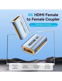 Adaptador HDMI 8K Vention AIUH0/ HDMI Hembra - HDMI Hembra