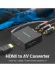 Convertidor HDMI a RCA Vention AEEB0/ HDMI Hembra - RCA Hembra - MiniUSB Hembra