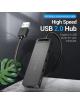 Hub USB 2.0 Vention CHMBB/ 4xUSB/ 15cm