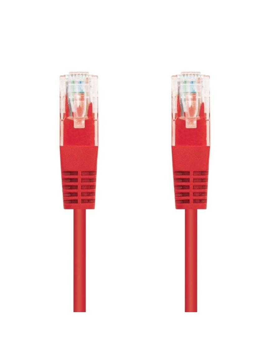 Cable de Red RJ45 UTP Nanocable 10.20.0403-R Cat.6/ 3m/ Rojo