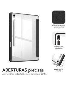 Funda Subblim Clear Shock para Tablet Samsung S9 11'/ S9 FE 10.9'/ Negra