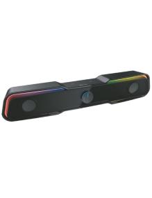 Barra de Sonido con Bluetooth Droxio Nessye RGB/ 10W/ 2.0/ Negra