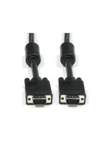 Cable SVGA 3GO CVGA15MM/ VGA Macho - VGA Macho/ 15m/ Negro