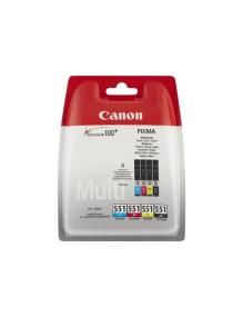 Cartucho de Tinta Original Canon CLI-551 Multipack/ Cian/ Magenta/ Amarillo/ Negro