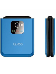 Teléfono Móvil Qubo X-10 para Personas Mayores/ Azul