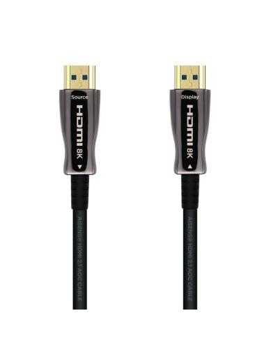 Cable HDMI 2.1 AOC 8K Aisens A153-0515/ HDMI Macho - HDMI Macho/ 10m/ Negro