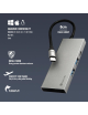 Docking USB Tipo-C NGS WonderDock4 Pro/ 2xUSB/ 1xUSB Tipo-C DP/ 1xHDMI