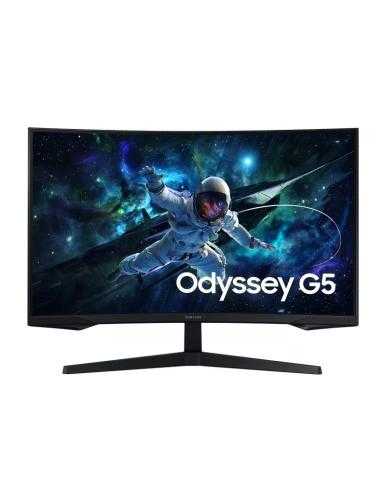 Monitor Gaming Curvo Samsung Odyssey G5 S32CG554EU 32'/ QHD/ 1ms/ 165Hz/ VA/ Negro