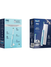 Cepillo Dental Braun Oral-B Pro Series 1/ Incluye 2 cabezales/ Azul