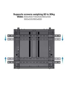 Soporte de Pared TooQ LPHA7090 para Pantallas Interactivas de 70-90'/ hasta 90kg