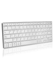 Teclado Compacto Inalámbrico por Bluetooth Subblim Advance Compact/ Plata