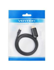 Cable Conversor HDMI 1.4 4K Vention CGUBH/ USB Tipo-C Macho - HDMI Macho/ 2m/ Negro