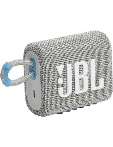 Altavoz con Bluetooth JBL GO 3 ECO/ 4.2W/ 1.0/ Blanco