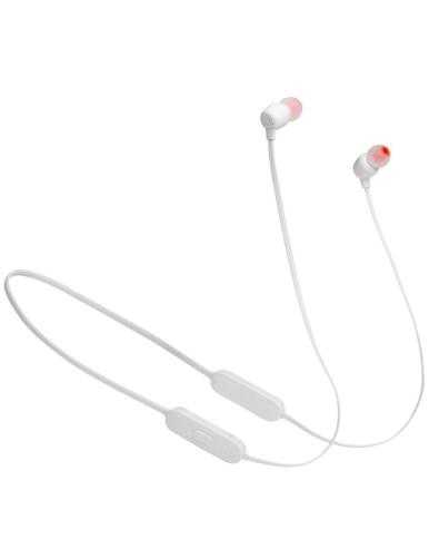 Auriculares Inalámbricos Intrauditivos JBL Tune 125BT/ con Micrófono/ Bluetooth/ Blancos