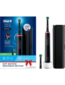 Cepillo Dental Braun Oral-B Vitality Pro 3 3500/ Incluye 2 Recambios/ Negro