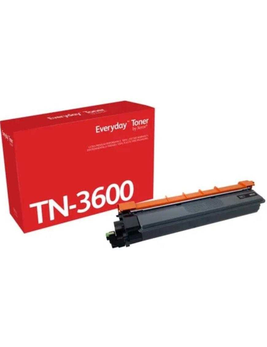 Tóner compatible Xerox 006R04866 compatible con Brother TN3600/ Negro