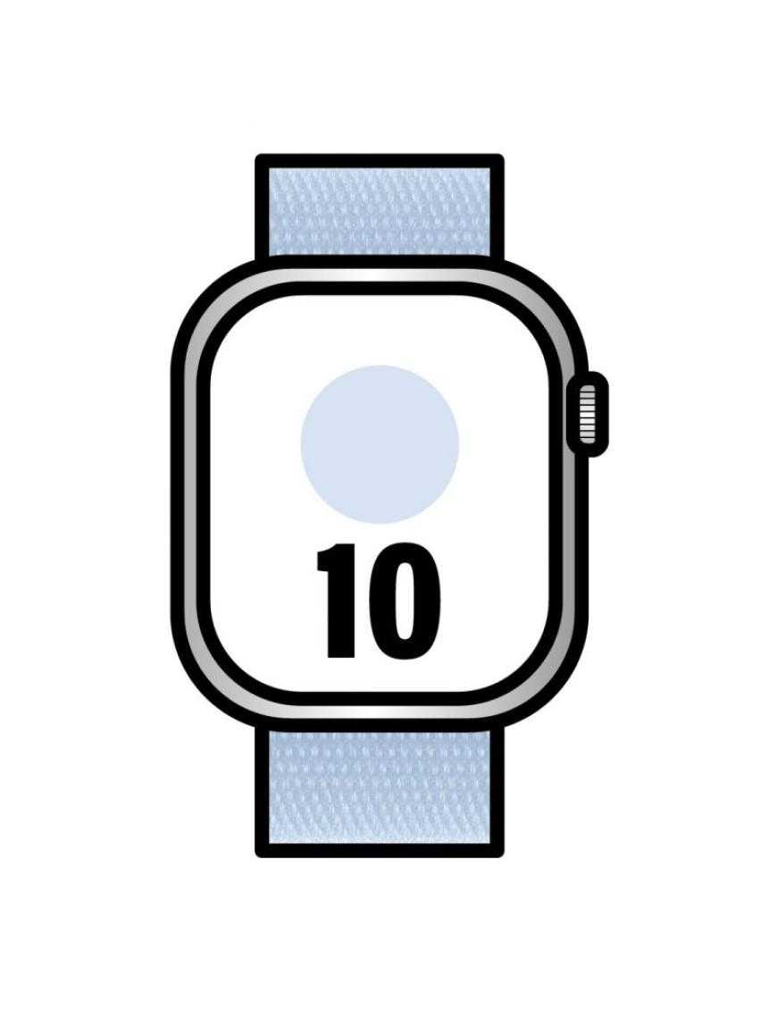 Apple Watch Series 10/ GPS/ Cellular/ 46mm/ Caja de Aluminio / Correa Loop Deportiva Azul Nube