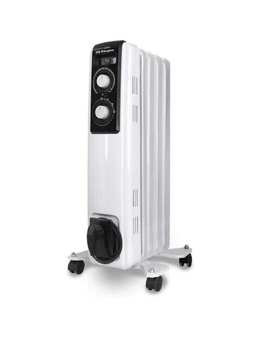 Radiador de Aceite Orbegozo RF 1000/ 2 Potencias/ 500-1000W/ 5 Elementos Caloríficos