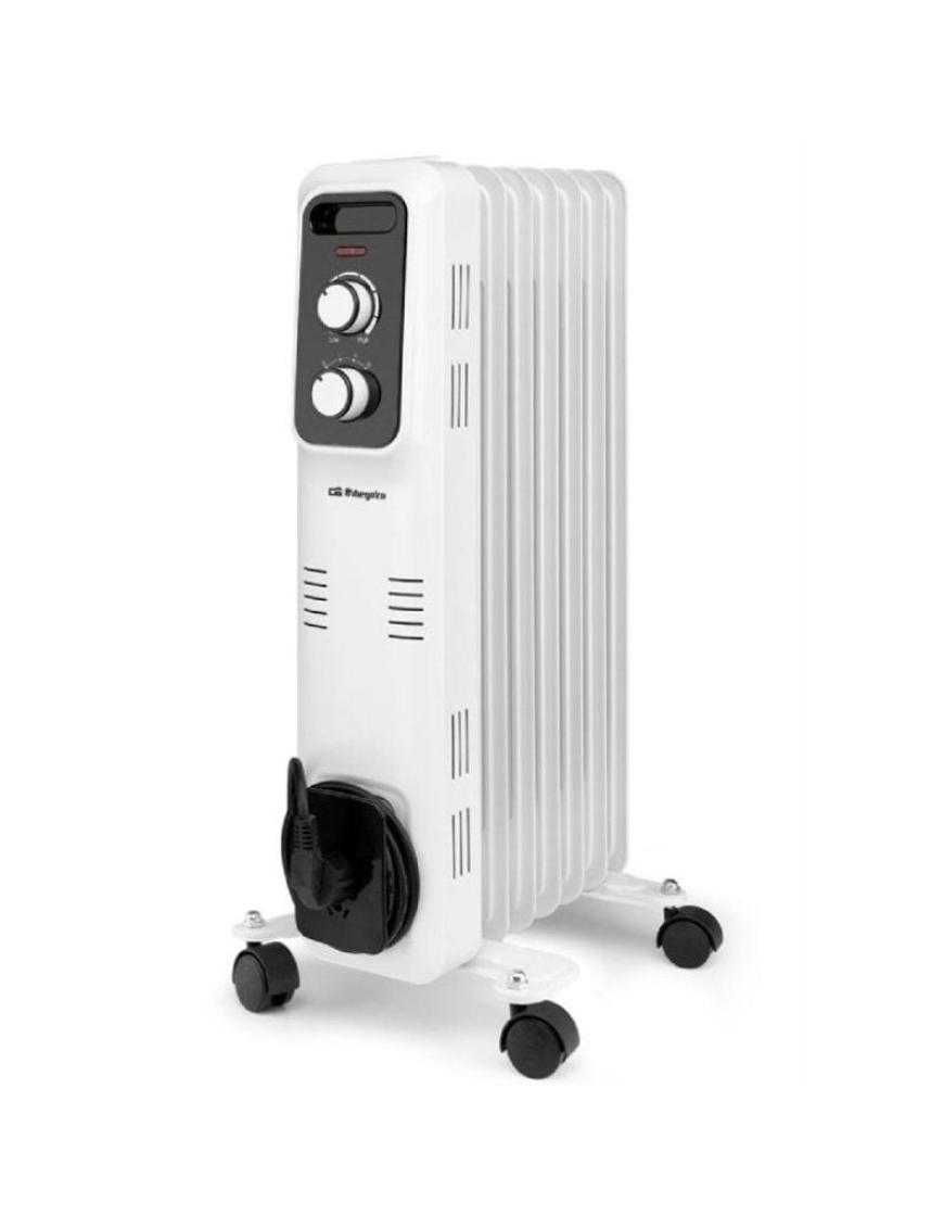 Radiador de Aceite Orbegozo RL 1500/ 3 Potencias/ 1500W/ 7 Elementos Caloríficos