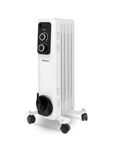 Radiador de Aceite Orbegozo RS 1000/ 3 Potencias/ 1000W/ 5 Elementos Caloríficos