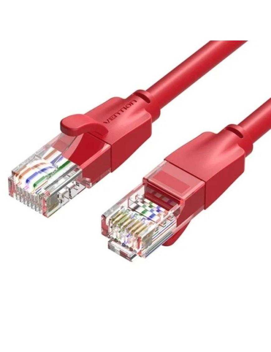 Cable de Red RJ45 UTP Vention IBERH Cat.6/ 2m/ Rojo