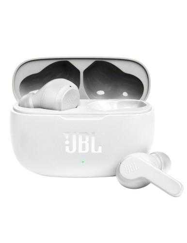 Auriculares Bluetooth JBL Wave 200TWS con estuche de carga/ Autonomía 5h/ Blancos