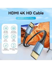 Cable HDMI 2.0 4K Vention ALHSL/ HDMI Macho - HDMI Macho/ 10m/ Azul