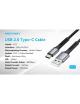 Cable USB Tipo-C Vention H13BF/ USB Macho - USB Tipo-C Macho/ 15W/ 480Mbps/ 1m/ Negro