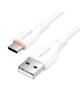 Cable USB Tipo-C Vention H25WF/ USB Tipo-C Macho - USB Macho/ 15W/ 480Mbps/ 1m/ Blanco