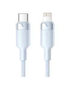 Cable USB Tipo-C Lightning Vention LALSF/ USB Tipo-C Macho - Lightning Macho/ 27W/ 480Mbps/ 1m/ Azul