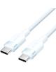 Cable USB 2.0 Tipo-C 3A Vention TRDSF/ USB Tipo-C Macho - USB Tipo-C Macho/ Hasta 60W/ 480Mbps/ 1m/ Azul