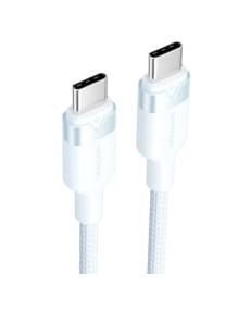 Cable USB 2.0 Tipo-C 3A Vention TRDSF/ USB Tipo-C Macho - USB Tipo-C Macho/ Hasta 60W/ 480Mbps/ 1m/ Azul