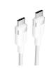 Cable USB 2.0 Tipo-C 3A Vention TRDWH/ USB Tipo-C Macho - USB Tipo-C Macho/ Hasta 60W/ 480Mbps/ 2m/ Blanco