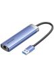 Hub USB 3.0 Vention TGFSB/ 3xUSB/ 1xRJ45/ 1xUSB Tipo-C PD