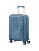 Maleta de Cabina American Tourister SoundBox Spinner 55cm/ 55x40x20cm/ 4 Ruedas/ Azul Piedra