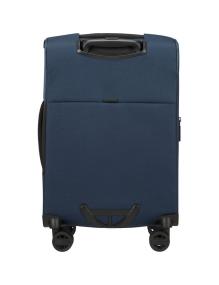 Maleta de Cabina Samsonite Vaycay Spinner Expansible 55cm/ 55x35x25cm/ 4 Ruedas/ Azul Marino