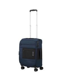 Maleta de Cabina Samsonite Vaycay Spinner Expansible 55cm/ 55x35x25cm/ 4 Ruedas/ Azul Marino