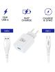 Cargador de Pared Myway MYWEPAK0002/ 1xUSB + Cable USB Tipo-C/ 15W