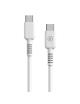 Cable USB 2.0 Tipo-C Muvit For Change MCUSC0008/ USB Tipo-C Macho - USB Tipo-C/ Hasta 60W/ 1.2m/ Blanco