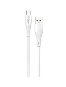 Cable USB 2.0 Tipo-C Myway MWUSC0019/ USB Macho - USB Tipo-C Macho/ 1m/ Blanco