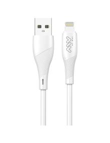 Cable USB 2.0 Lightning Myway MWUSC0021/ USB Macho - Lightning Macho/ 1m/ Blanco