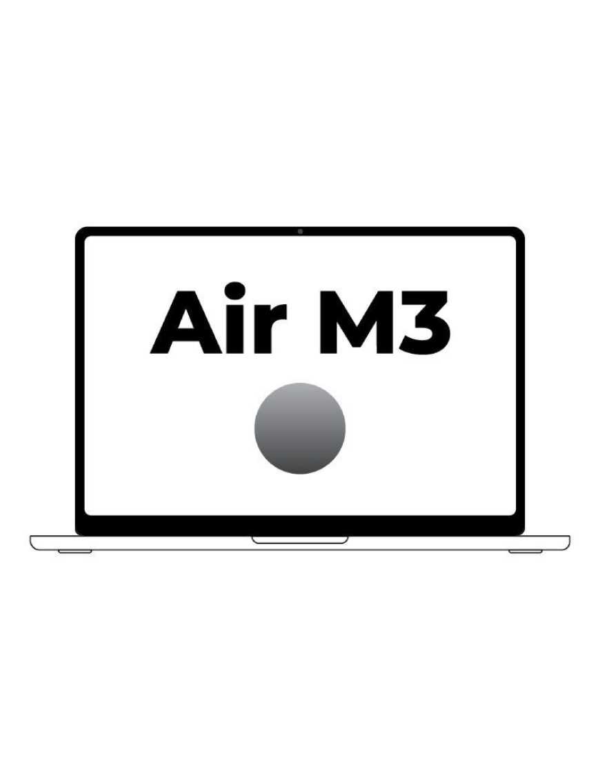 Apple Macbook Air 13,6'/ M3 8-Core CPU/ 16Gb/ 256Gb SSD/ 8-Core GPU/ Gris Espacial