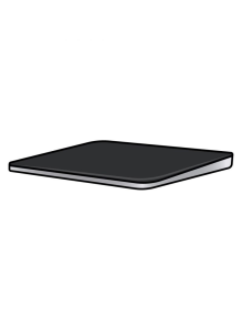 Apple Magic Trackpad 2/ USB Tipo-C/ Negro