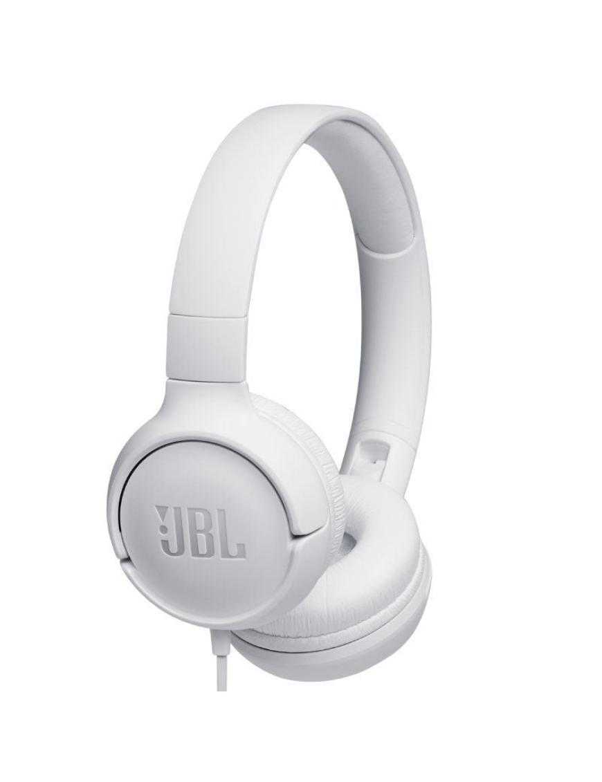 Auriculares JBL Tune 500/ con Micrófono/ Jack 3.5/ Blancos