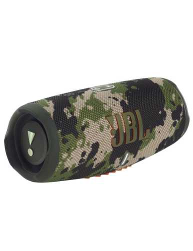 Altavoz con Bluetooth JBL Charge 5/ 40W/ 1.0/ Verde Camuflaje