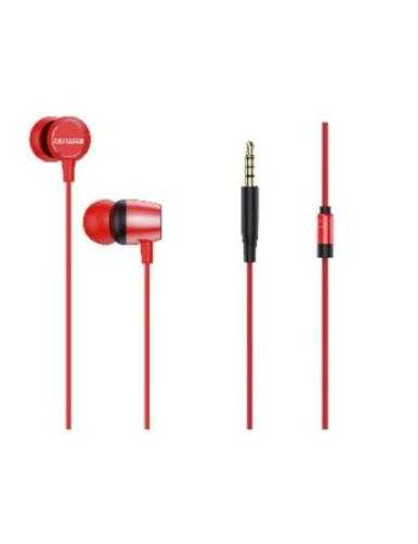 Auriculares Intrauditivos Aiwa ESTM-20RD/ con Micrófono/ Jack 3.5/ Rojos