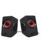 Altavoces Mars Gaming MS1/ 10W/ 2.0/ Rojos