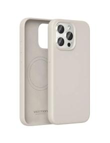 Funda Silicona con Magsafe Vention KUEM0-10/ Compatible con iPhone 14/ Gris Grava