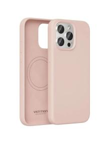 Funda Silicona con Magsafe Vention KUEP0-30/ Compatible con iPhone 14 Pro/ Rosa